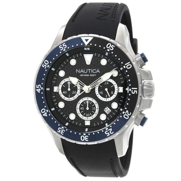 FX03673B NWT Nautica Fashion Men's Quartz Steel Authentic Watch - Picture 1 of 4